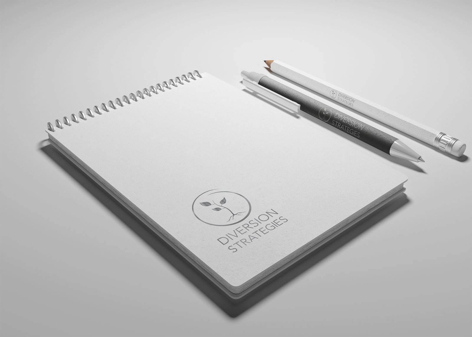 Notepad and pen mockup for DS