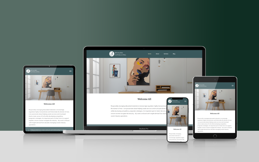 RC website mockup