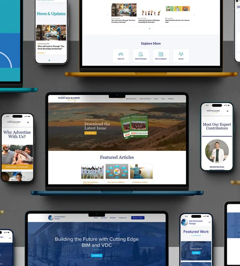 Katagraphics Web Design Services for small businesses and non profits.