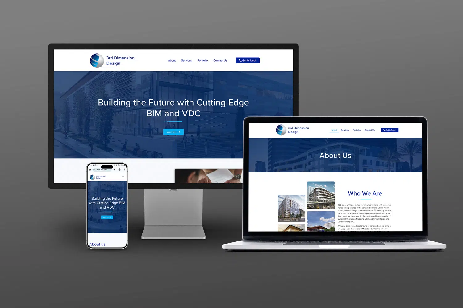 3DD Website design for small businesses